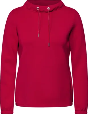 Produktbild von TOS Modal Gathered Funnel Neck 16099 granita red Größe M