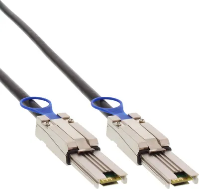 Immagine prodotto di InLine® 27623B Cavo di collegamento SAS, da Mini-SAS 26 pin SFF-8088 a Mini-SAS 26 pin SFF-8088, 1 m