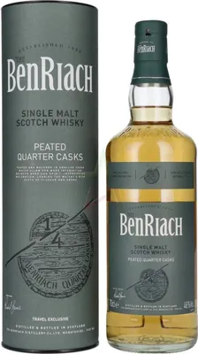 Produktbild von The BenRiach PEATED QUARTER CASKS Single Malt Scotch Whisky 46 %  0,70 Liter