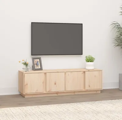 Produktbild von vidaXL TV-Schrank 140x40x40 cm Massivholz Kiefer