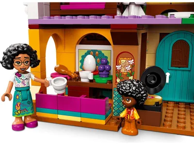 Produktbild von LEGO 43202 Disney Das Haus der Madrigals, Encanto, Spielzeug zum Bauen aus Encanto, Puppenhaus mit 2 Mini-Puppen, 1 Mikro-Puppe und Tieren, Geschenk für Kinder