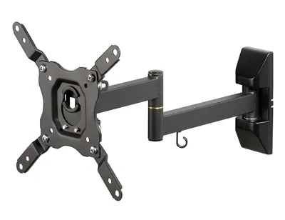 Produktbild von ViVanco™BFMO 6020 W, 75 x 75 mm, 200 x 200 mm, -15 - 5°, -90 - 90°, Stahl, Weiß
