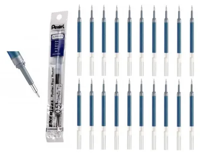 Produktbild von Pentel EnerGel LRN5 Tintenroller-Mine Blau 0,5mm 20 Stück