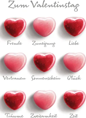 Produktbild von Valentinstag - Glückwunschkarte im Format 11,5 x 17 cm mit