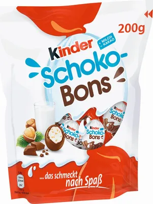 Imagen del producto de FERRERO 5492413 - Kinder Schokobons, paquete de 34 unidades