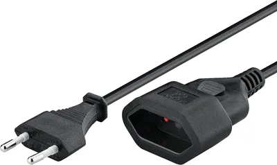 Obrázek produktu pro goobay 50508, prodlužovací kabel typu Euro - 3 metry - černý