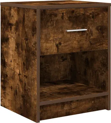 Obrázok produktu pre Nočný stolík so zásuvkou dymový dub 40x34x50 cm