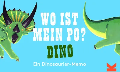 Produktbild von Laurence King Verlag Memo-Spiel zum Thema Dino: Wo ist mein Po? für Kinder