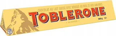 Zdjęcie produktu dla Toblerone 4019723, Czekolada mleczna, 360 g, 2209 kJ, 529 kcal, 29 g, 17 g