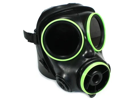 Produktbild von Color rings für S10 Gasmaske in Neongrün Außenringe Gasmaske Britische S10