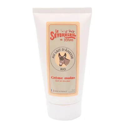 Produktbild von La Savonnerie De Nyons BIO Handcreme mit Eselsmilch Crème Mains au lait d'ânesse 75ml