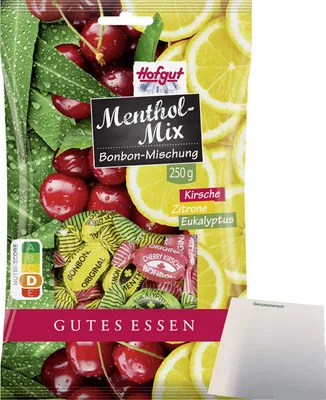 Produktbild von Hofgut Menthol-Mix (250g Beutel) + usy Block