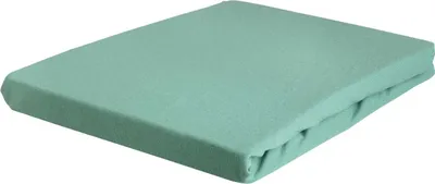 Produktbild von Jersey-Spannbettlaken - Mint - Baumwolle - 140 x 200 cm