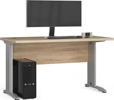 Zdjęcie produktu dla AKORD Furniture Factory BIUBM-135DS, Prosty, Kształt prostokątny, Matowy, Kolor dębu, 600 mm, 1350 mm