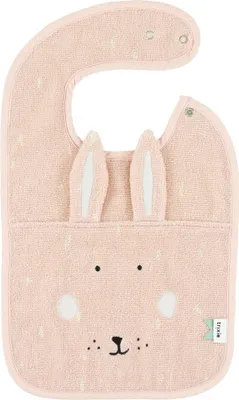 Produktbild von lätzchen Mrs. Rabbit44 x 26 cm Baumwolle rosa