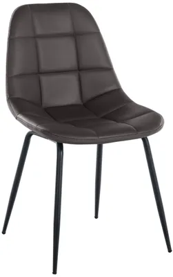 Produktbild von CLP Stuhl Tom mit Metallgestell und hochwertiger Polsterung braun Material Kunstleder