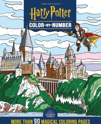 Produktbild von Harry Potter Malbuch für Erwachsene und Kinder: Farbe-nach-Zahl mit über 90 Motiven
