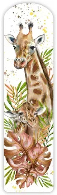 Image de Marque-page doré « Girafe »