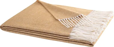 Produktbild von Biederlack Plaid Farbe Camel Größe 130x170 cm