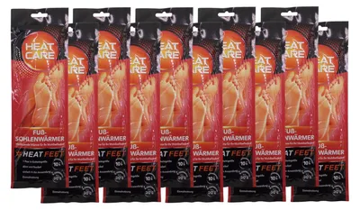 Produktbild von 10 Paar Fußsohlenwärmer 'Heat Feet' Wärmesohlen Schuhwärmer Sohle Fußwärmer