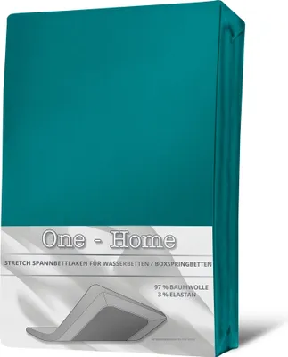 A product package for a fitted sheet.