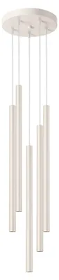 Produktbild von Hängeleuchte Metall B: 25 cm H: max. 104 cm Beige G9 Modern