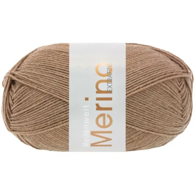 Produktbild von Lana Grossa - Meilenweit 100g Merino Extrafine uni 2429 camel