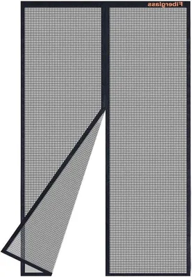 Immagine prodotto di Zanzariera magnetica per portefinestre e porte d'ingresso - 135 x 215 cm - nera