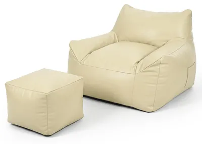 Immagine prodotto di Pouf ergonomico per adulti, dotato di poggiapiedi