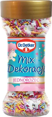 Zdjęcie produktu dla Dr. Oetker Jednorożec - Mix dekoracji 52g