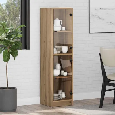 Obrázek produktu pro vidaXL Vysoká skříňka Artisan – dub 35 x 37 x 142 cm Dřevotřísková deska