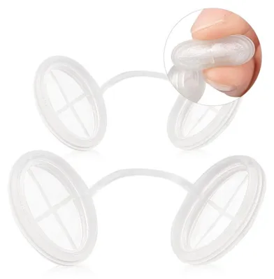 Produktbild von INF Einweg Nasenfilter transparent Kunststoff 1cm x 1.35cm 4er-Set