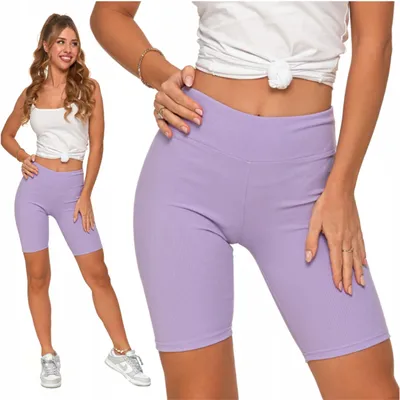 Obrázok produktu pre Rebrované krátke legíny s vysokým pásom MORAJ L/XL