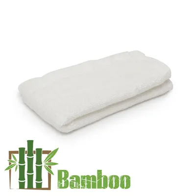 Productafbeelding van Bamboe microvezeldoek (25x25 cm, wit, handwas)
