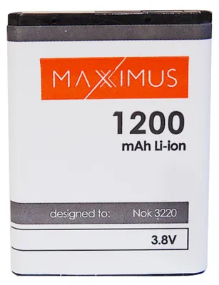 Immagine prodotto di Batteria MAXXIMUS NOKIA 3220 1200 mAh Potente agli ioni di litio