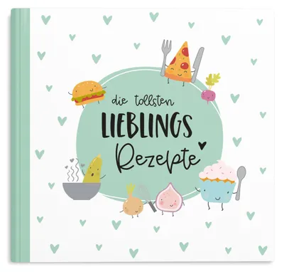 Produktbild von Cozybook Lieblingsrezepte Komplettset Rezeptbuch zum Selberschreiben