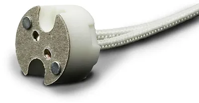 Produktbild von ISOLED GU5.3 Fassung mit Keramiksockel für G4/MR16 Leuchtmittel, 12-24V