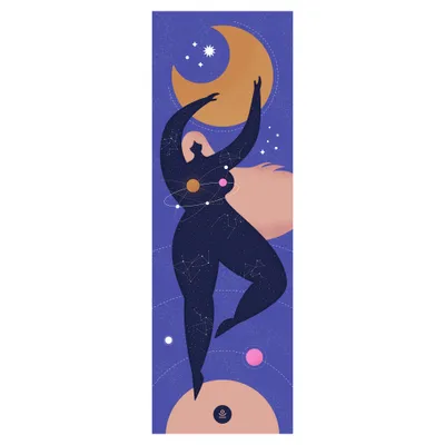 Produktbild von Moonhola Cosmic Girl Reise 1.5mm Yogamatte