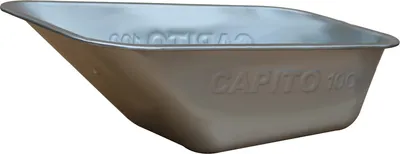Produktbild von Mulde 100l f. Eurocar 100verzinkt, gelocht, 1,0mm