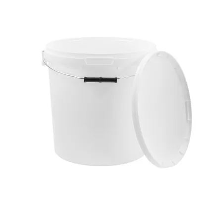 Produktbild von BenBow Eimer mit Deckel mit Metalgriff 20L Anzahl: 100 Stk., Weiß BSR-, Luftdicht, Lebensmittelecht, BRC-, auslaufsicher