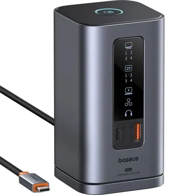 Produktbild von Baseus Spacemate Series 11-in-1 (WIN) Docking Station, Grau