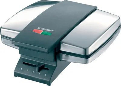 Produktbild von CLOER Waffelautomat 1445 930Watt schwarz/Edelstahl