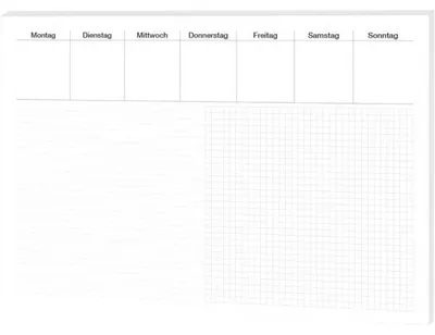 Produktbild von RNK Verlag Papier-Schreibunterlage "Office", weiß