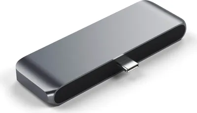 Productafbeelding van Satechi ST-TCMPHM, USB 3.2 Gen 1 (3.1 Gen 1) Type-C, grijs, SD, MicroSD (TransFlash), HDMI, USB 3.2 Gen 1 (3.1 Gen 1) Type-A, USB 3.2 Gen 1 (3.1 Gen 1) Type-C, aluminium, USB