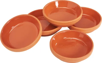 Produktbild von Terrakotta-Unterteller Innen-Ø 7 cm, 5 Stück