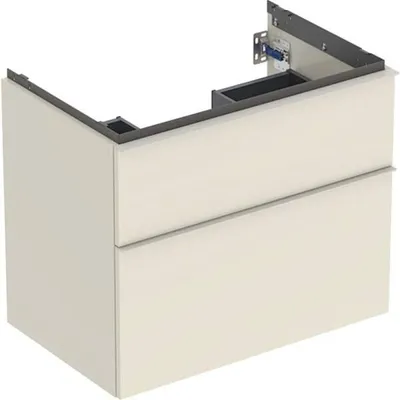 Produktbild von Geberit iCon Unterschrank für den Waschtisch, 2 Schubladen, 74x61,5x47,6 cm, 502304, 502.304.JL.1