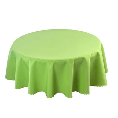Produktbild von Tischdecke Fleckenresistente Grün Seladon Rund 100 cm