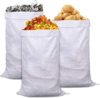Produktbild von PP-Gewebesack ca. 40x60 cm 15 Liter 10er Set reißfeste Kunststoffsäcke auch als Sandsack für Garten Bau Lagerung