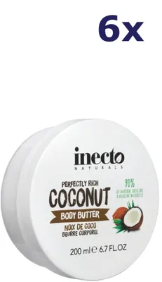 Produktbild von 6x Inecto naturals coconut body butter 200ml