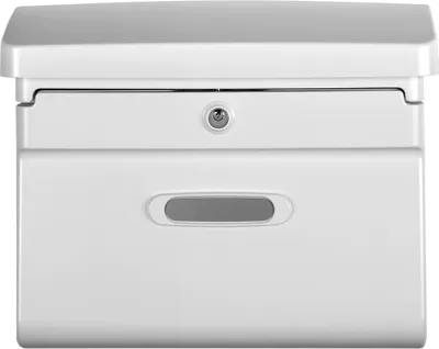 Produktbild von BURG-WÄCHTER Briefkasten Bremen 885 W mit Zeitungsfach, Matt-Optik, A4 Einwurf-Format, EU Norm EN 13724, Kunststoff